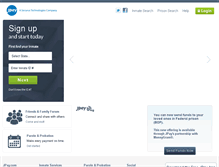 Tablet Screenshot of jpay.com